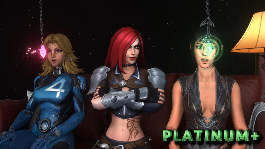 Katarina + Shadowheart + Invisible Woman