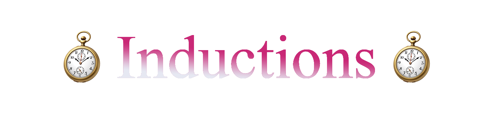 Inductions Inductions