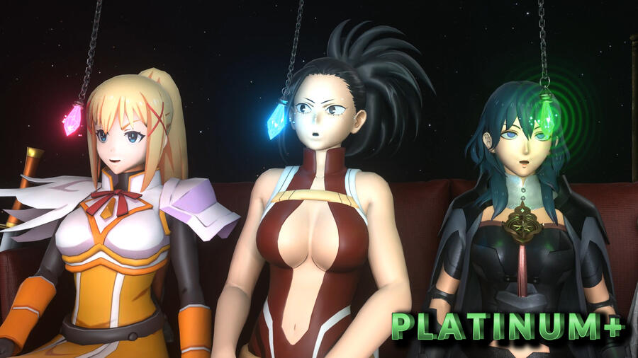 Momo Yaoyorozu + Darkness + Byleth