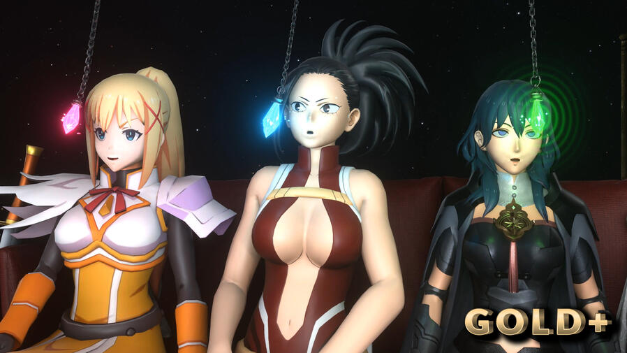 Momo Yaoyorozu + Darkness + Byleth Momo Yaoyorozu + Darkness + Byleth